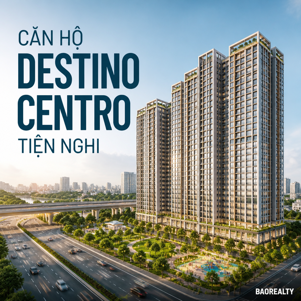 Căn hộ cao tầng Destino Centro tại Tây Ninh với tiện nghi hiện đại