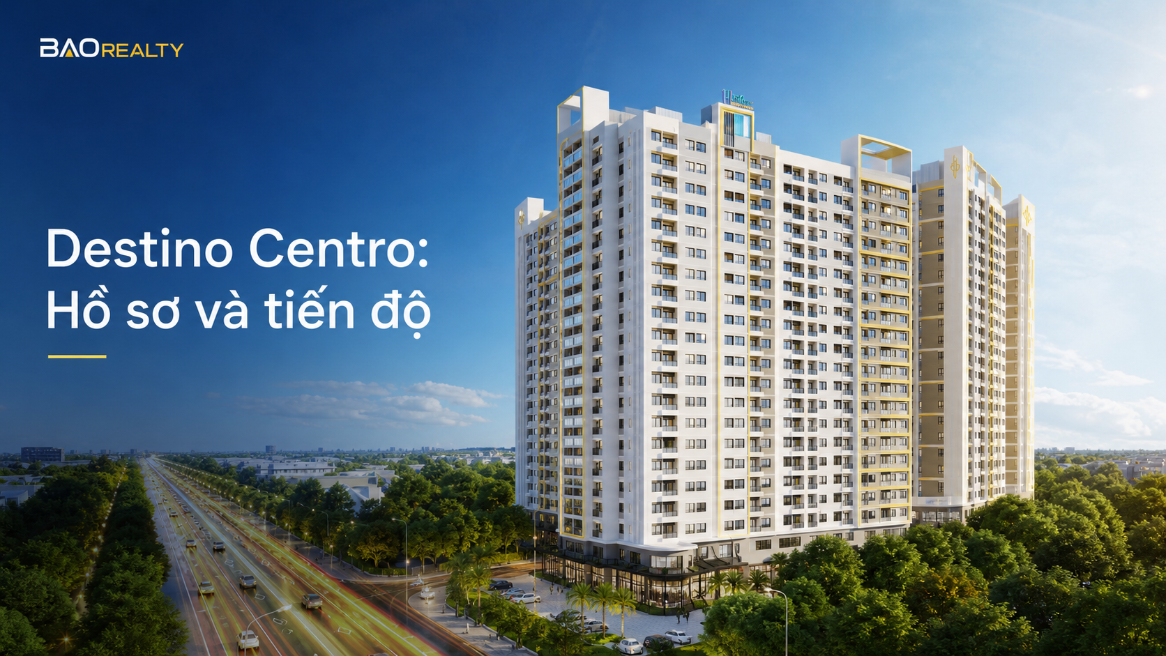 Phối cảnh tháp Eleva tại dự án căn hộ Destino Centro
